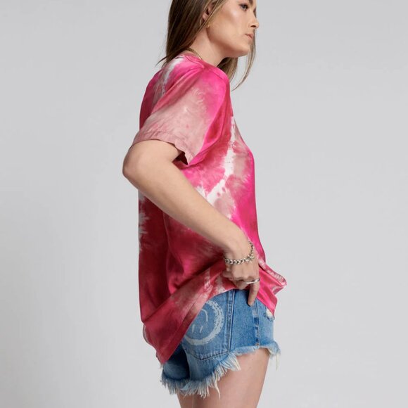 One Teaspoon SATIN SOLAR FLARE TEE Xsmall - Picture 4 of 4